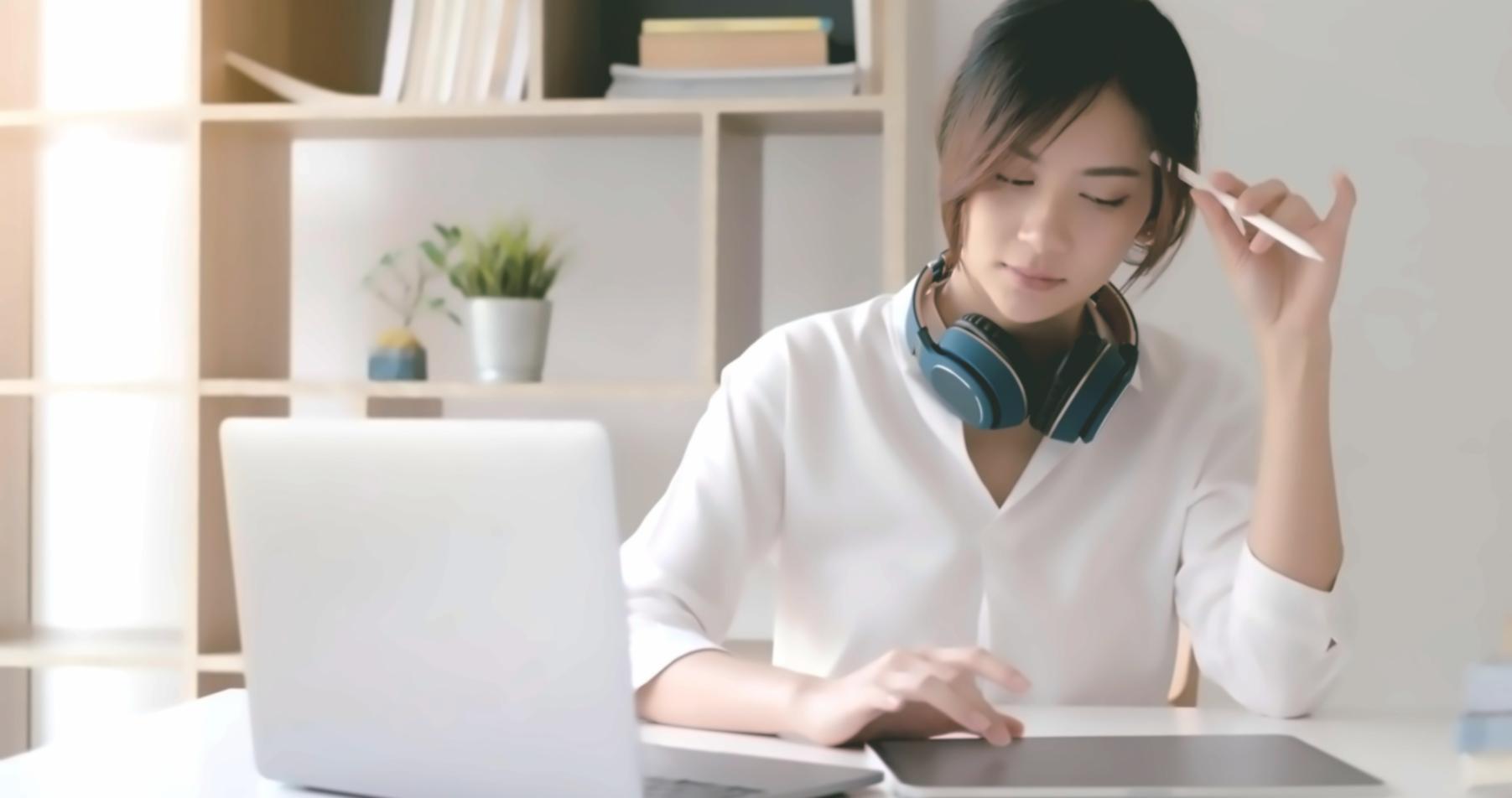 Pareja revisando documentos financieros en mesa de cocina